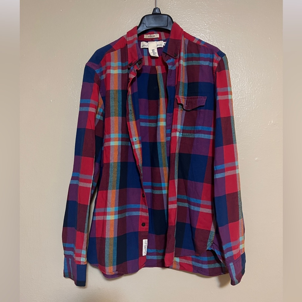 H&M Multicolor Flannel Shirt